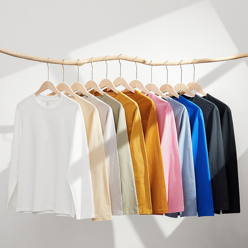 230GSM Combed Cotton Long Sleeve T-Shirt (Unisex)