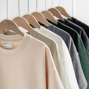 300GSM Cotton Drop Shoulder Short Sleeve T-Shirt (Men)