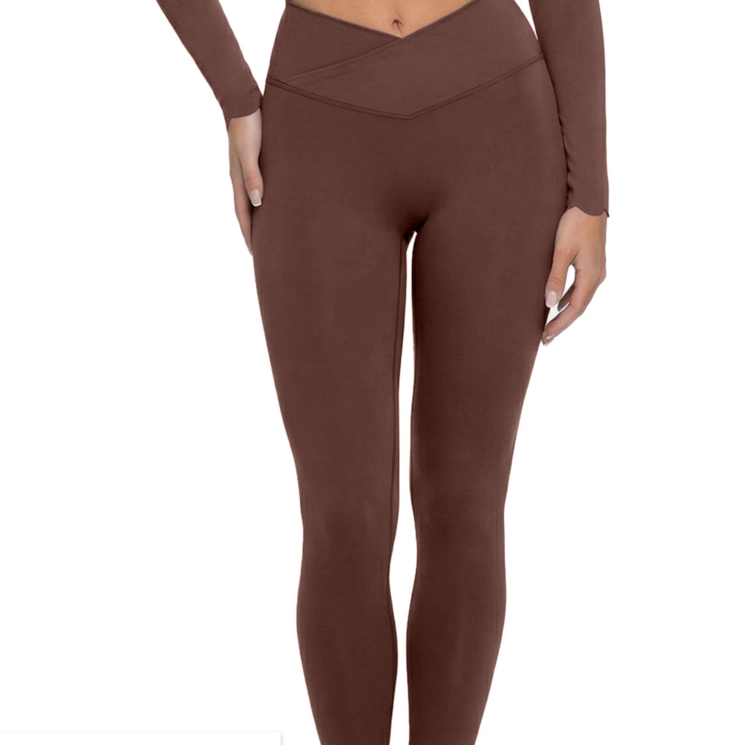 Custom Women’s 240G Color Block Long Sleeve Pilates Yoga Top - Image 2