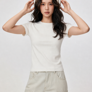 250GSM Waist Fitted Crew Neck Short Sleeve T-Shirt (Women)