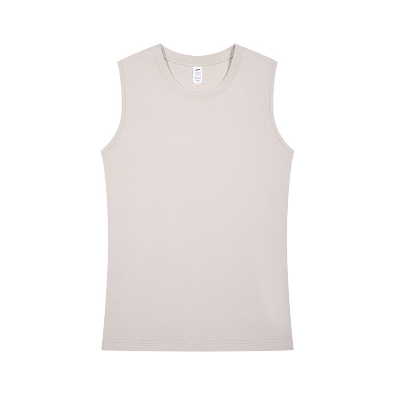 Custom 300G Heavyweight Cotton Sleeveless Drop Shoulder Tank Top