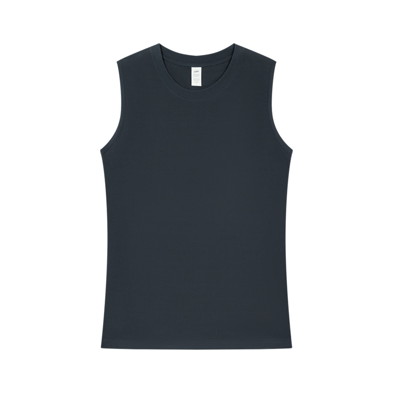 Custom 300G Heavyweight Cotton Sleeveless Drop Shoulder Tank Top - Image 3
