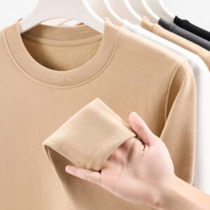 280GSM Fleece Lined Long Sleeve T-Shirt (Unisex)