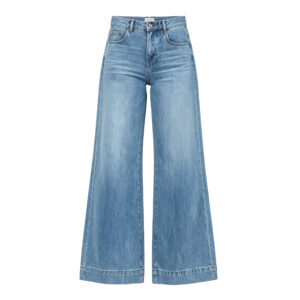 Custom Women’s High Waist Washed Wide Leg Jeans