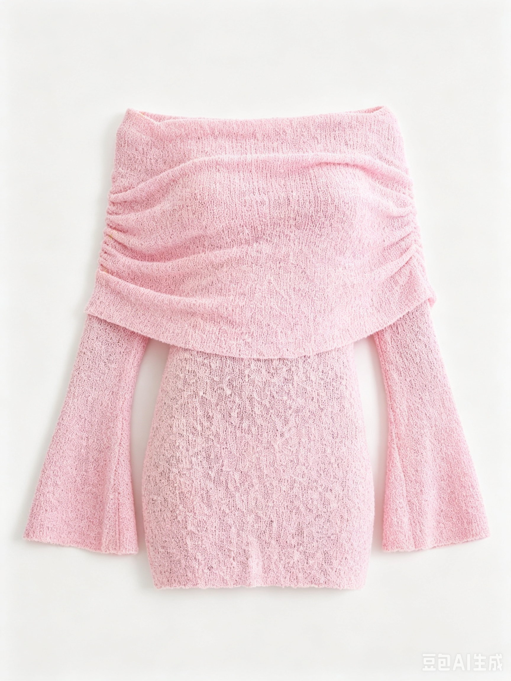Custom Women’s Off Shoulder Knit Mini Dress