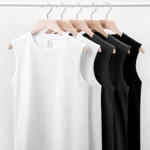 230GSM Heavy Cotton Sleeveless Tank Top (Men)