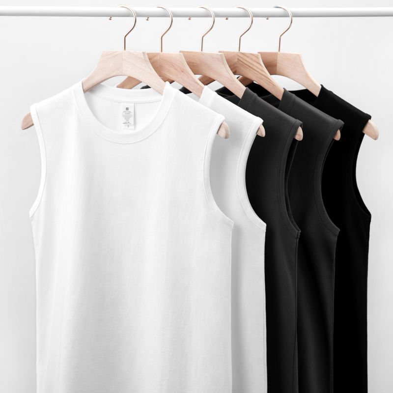 230GSM Heavy Cotton Sleeveless Tank Top (Men)