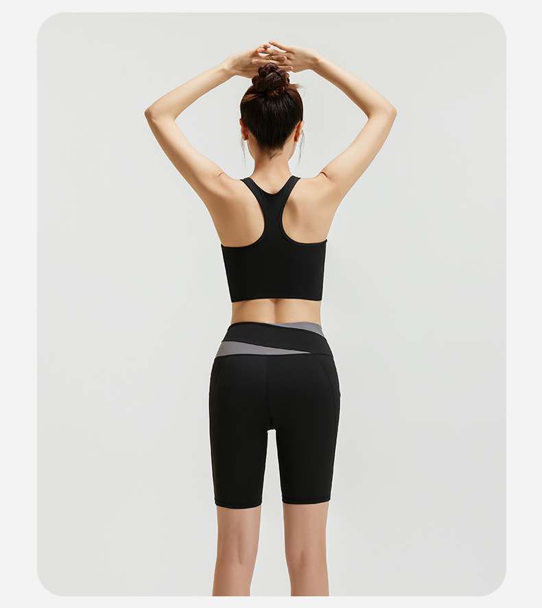 Custom Women’s Color Block Breathable Yoga Workout Set - Image 2